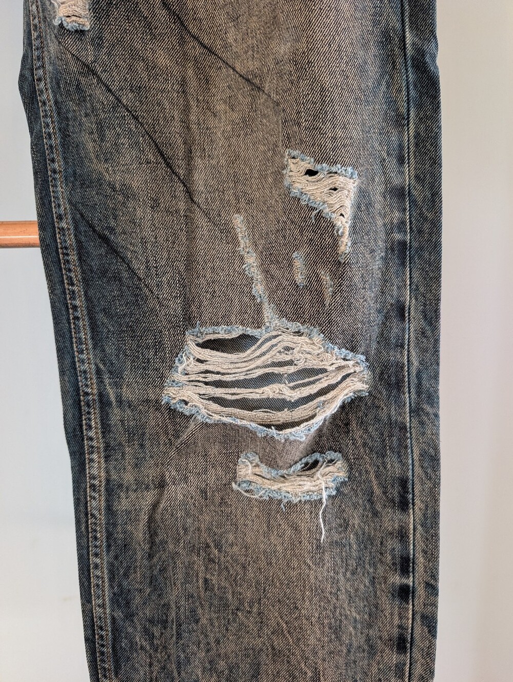 'Diesel' Distressed Jeans Larkee-Beex SP (Regular-Tapered) Waist 33 / Length 32 - Picture 4 of 16